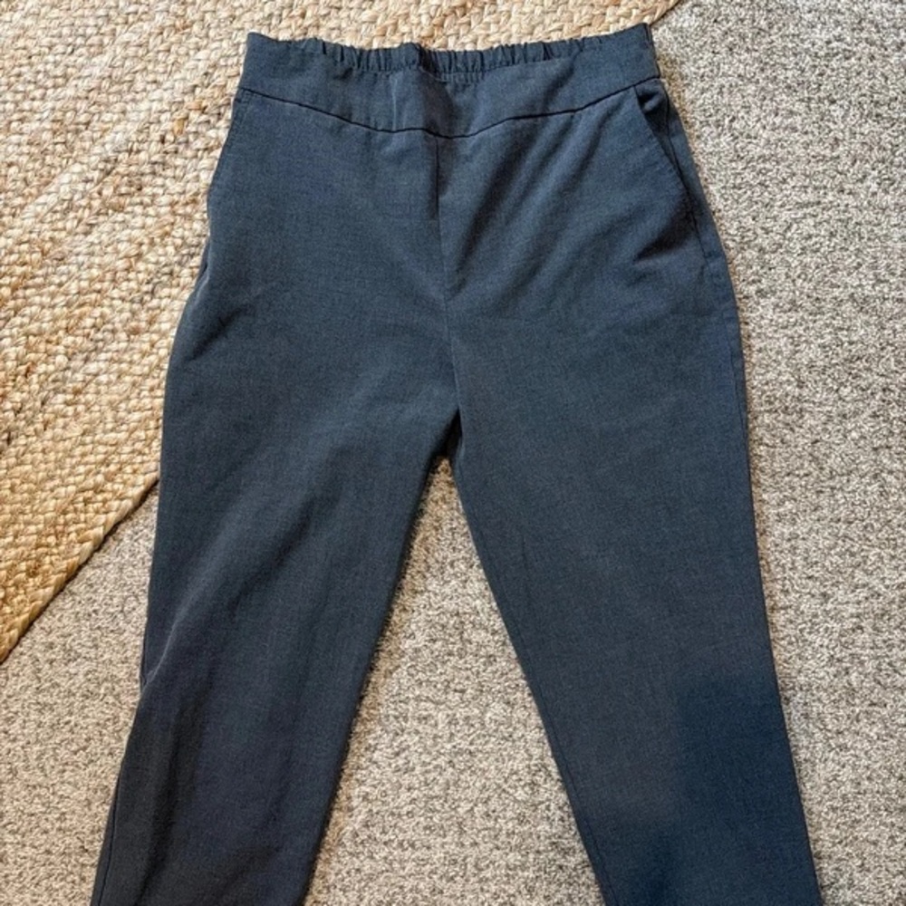 Rachel Zoe Black Elastic-Waist Dress Pants